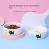 Pet Dog Cat Food Bowl Ceramics Cat Water Feeding Bowl Durable Easy To Clean Bowl Feeder Pets Dogs Cats Accessories