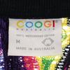 Coogi 90. léta Australské výroby Starý Pánský použitý kardigan s dlouhým rukávem do V z 3D bavlněné pleteniny