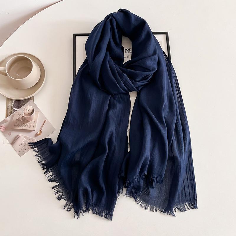 New Ramadan Big Size Women High Quality Muslim Hijabs Plain Solid Color Scarf Shawls Lady Wraps Headwear Pashmina