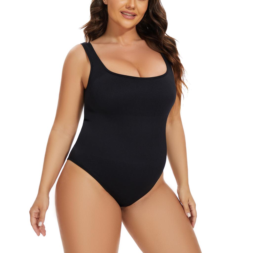 Popular Waist Shaping Square Collar Seamless Onesie Women'S Hip Lift Tights Waist Corset Vest