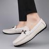 Luxury Brand Men Casual Shoes Genuine Leather Loafers Shoe Driving Moccasins Comfort Slip On Party Business Office Shoes