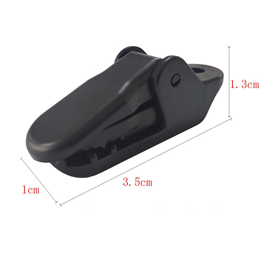 10pcs Tent Clips Tent Accessories Outdoor Tarpaulin Clips Anti-wind Fixed Camping Tent Clamp Clips Crocodile Clip Plastic Hook