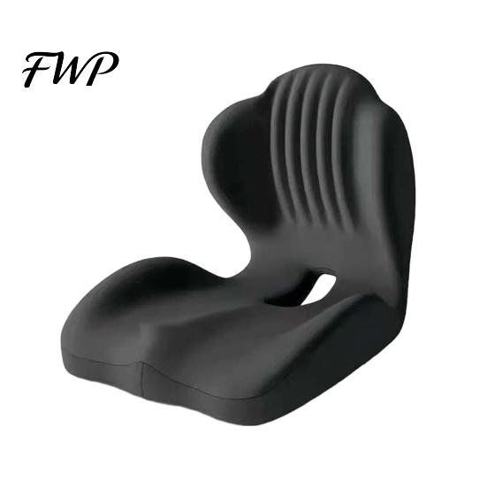 Poduszka na siedzisko z pianki memory Ergonomiczna poduszka z podparciem lędźwiowym, Oddychająca do krzesła biurowego, biurka i pośladków, Wysokiej gęstości Samochód Dom