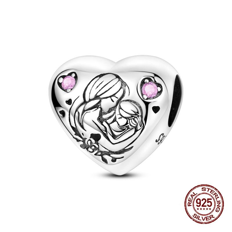 

Классические Медные Теплые Семейные Шармы-Бусины Оригинальные Браслеты Изысканные DIY Подарки на День Матери или День Отца