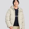 Skechers Windproof Waterproof Oil-Resistant Teflon Three-Proof Warm Duck Down Hooded Jacket Unisex Outerwear Light-Brown L324U154-0046