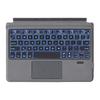 Tablet Keyboard & Protective Case Black Wireless Bluetooth-compatible Keyboard with Colorful Backlight Plastic Tablet Protector for Microsoft Surface