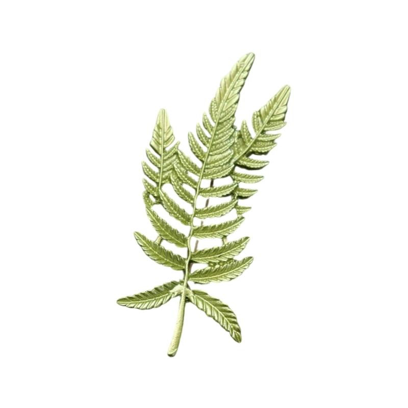 Beautiful Plant Pins Metal Brooches Nature Theme Jewelry Unique Badges Alloy Texture Suitable for Party and Everyday Use