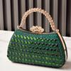 Silver Woman Bag Shine Bling Crown Hasp Diamond Shoulder Bag Crossbody Luxury Designers Rivet Clutch Party Evening Sparkly Purse