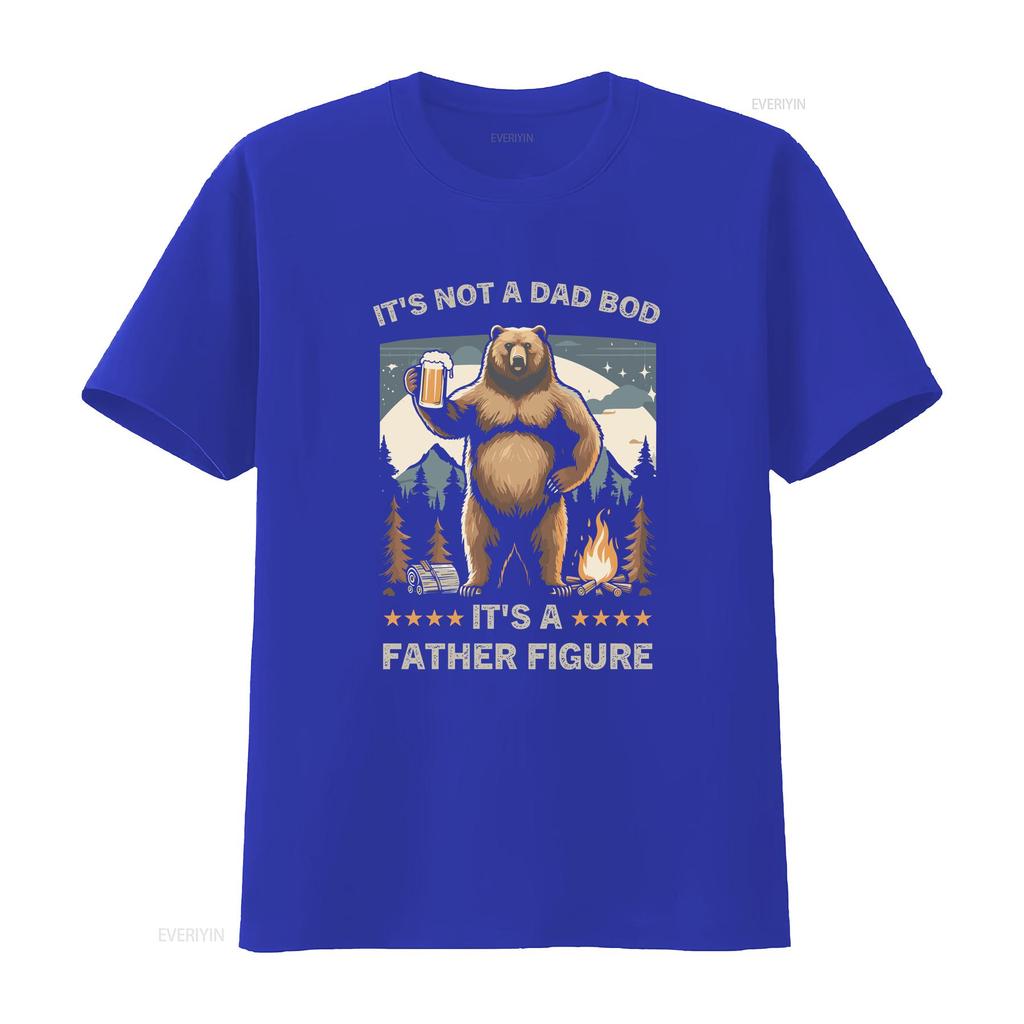 Its Not a Dad BOD Father Figure T Shirt vintage Washed Comfortable Breathable Soft graphic Casual Slightly Stretched Versatile