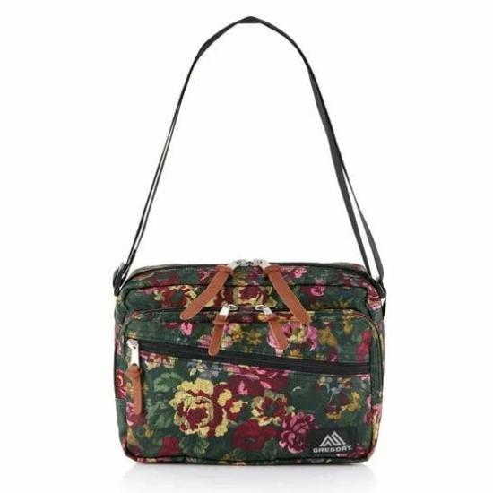 Gregory Utility Shoulder Bag, Large Capacity, Lightweight, with Back Pocket and Garden Tapestry Design, One Size