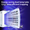 Mosquito Lamp Fruit Fly Trap with Sticky Pads Residue-free Plug-Play Highly Effective UV Blueish-Purple Light EU Plug Fly Trap