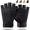BEPAN Fingerless Tactical Gloves Padded Lightweight Breathable Climbing Glove for Rock for Cycling and Rock Climbing Mountain Climbing