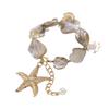 Seashell & Starfish Beach Vacation Clavicle Necklace Set
