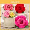 Bright Colors Rose Shape Flower Pillows Cushion Lumbar Decor For Sofa Bed And Chair
