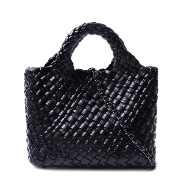 Mini Portable Vegetable Basket Bag Handwoven Fashion One Shoulder Oblique Cross Underarm Women'S Bag