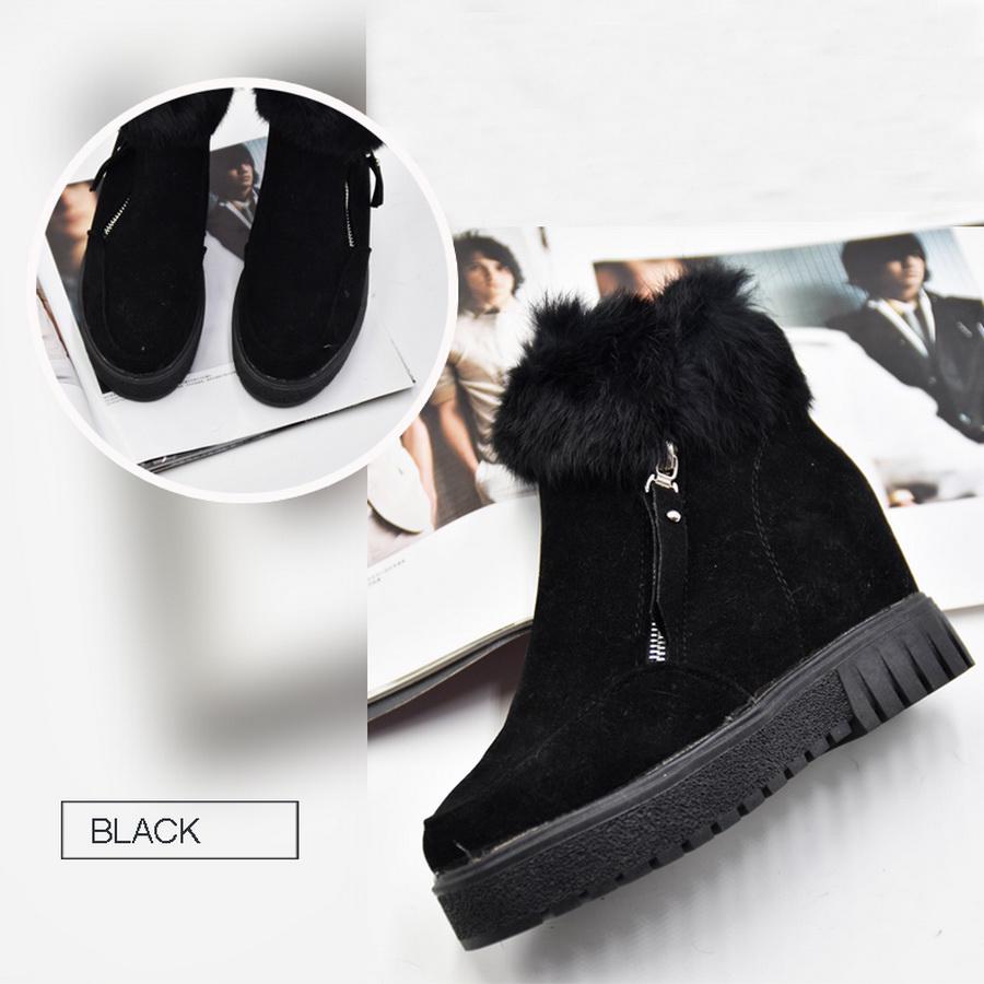 Details about Womens New Fashion Faux Suede Rabbit Fur Hidden Wedge Ankle Snow Boots Shoes SUN Details about Womens New Fashion Faux Suede Rabbit Fur Hidden Wedge Ankle Snow Boots Shoes SUN