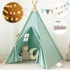 Teepee Tent designed for - Portable Enjoy Tent Indoor Outdoor Green featuring Long-Lasting Fabric plus Simple Setup