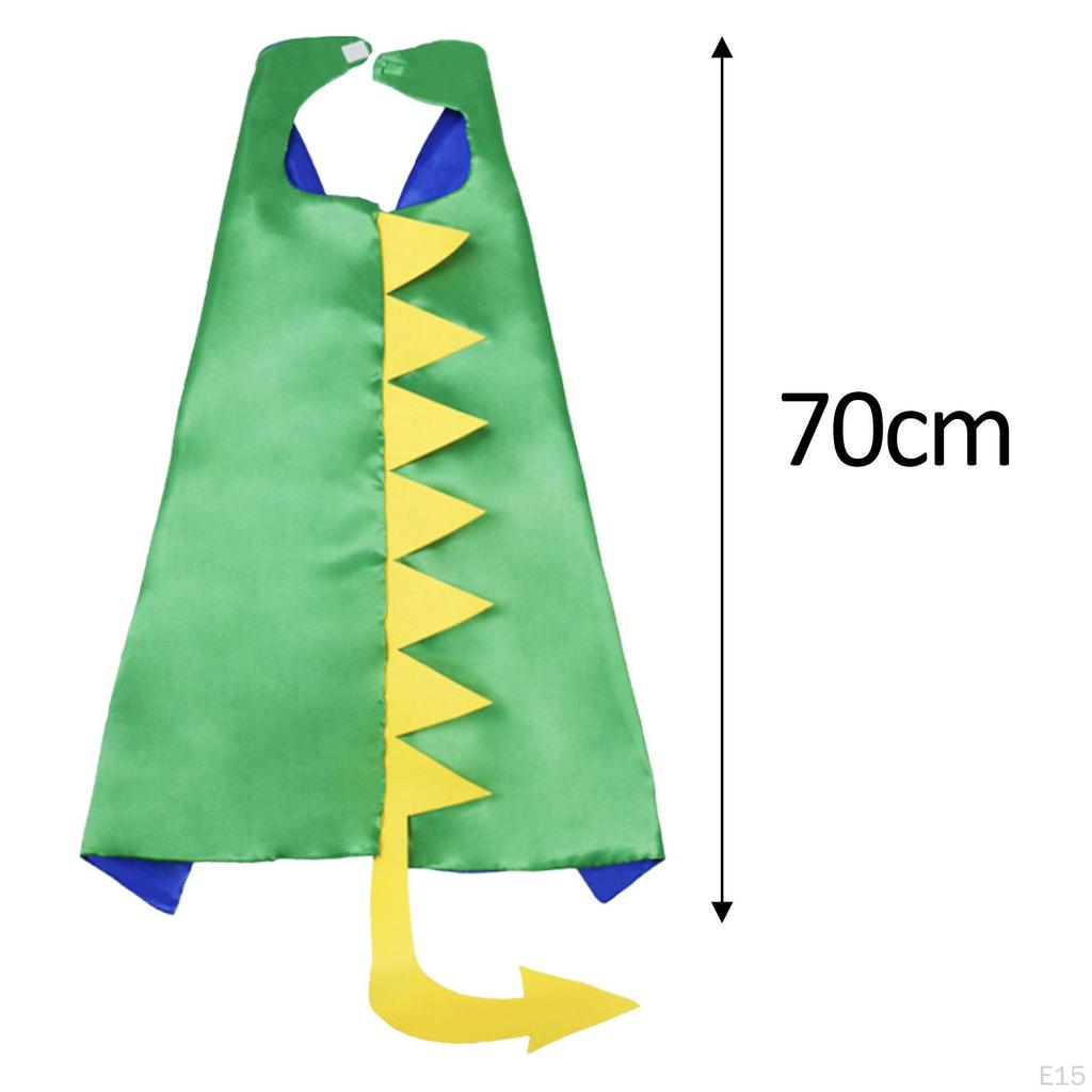 Dinosaur Costume Cape Mask Cosplay Accessories Party Robe Halloween Cloak for Fancy Dress Birthday