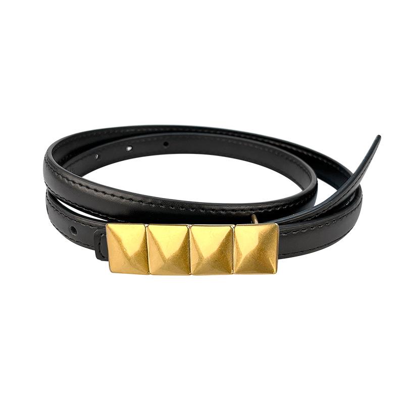 Genuine Leather Women'S Belt Retro Two-Layer Cowhide Belt With Jeans Casual Pants Belt Women'S Model