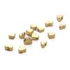 Copper Cross Hole Heart Spacer Beads For DIY Jewelry Making Craft Accessories
