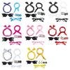 1950s Costume Accessories Set Scarf Headband Earrings Bandana Tie Cats Eye Glasses Set for 50s Party Halloween Cosplay