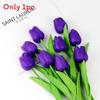 Pu Tulip Artificial Flowers For Wedding Decor Home Styling Photo Props