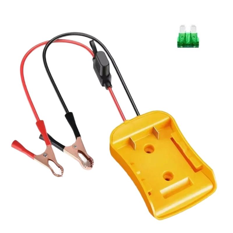 Portable Automotive Battery Jump Starter Adapter for 18V 20V Battery Emergency Vehicle  Support