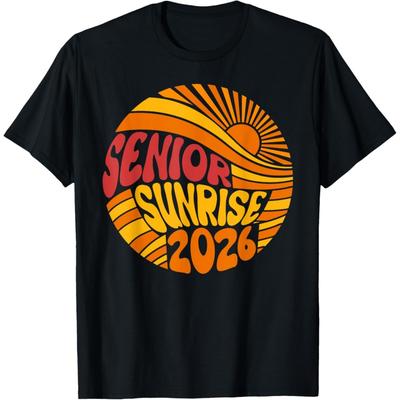 Senior Sunrise 2026 Liceum 12. Dwunasta Klasa Koszulka ze Słońcem(4)