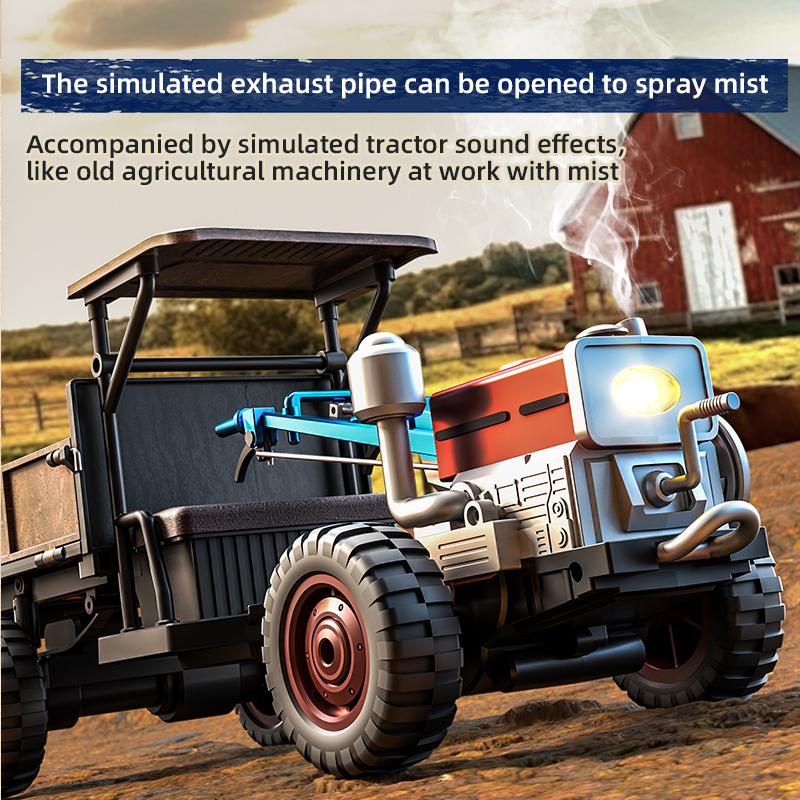 Non-Toxic Jjrc C8836 Handheld Tractor Remote Control Car Fully Proportional 4Wd Simulation Trailer Kid Rc Toy Vehicle Model Toy Gift