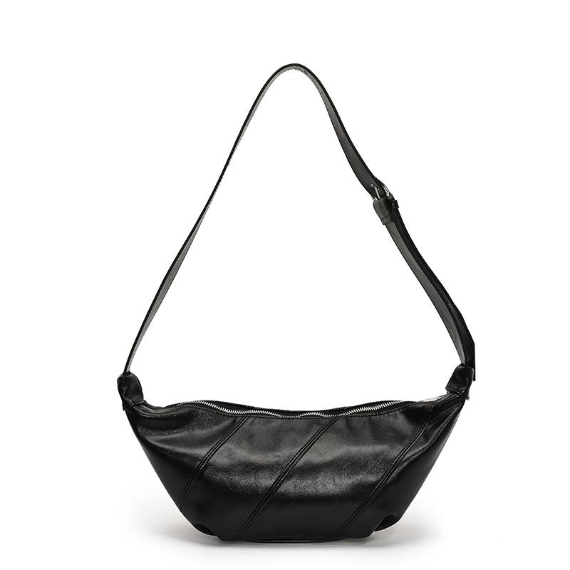 Large Capacity Bag Women's New Solid Color Shoulder Messenger Bag