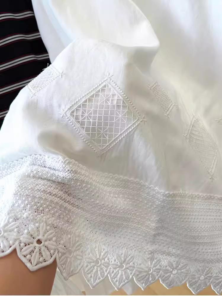 Patchwork Lace Sleeveless Summer Dress – Unique, Slimming & Beautiful