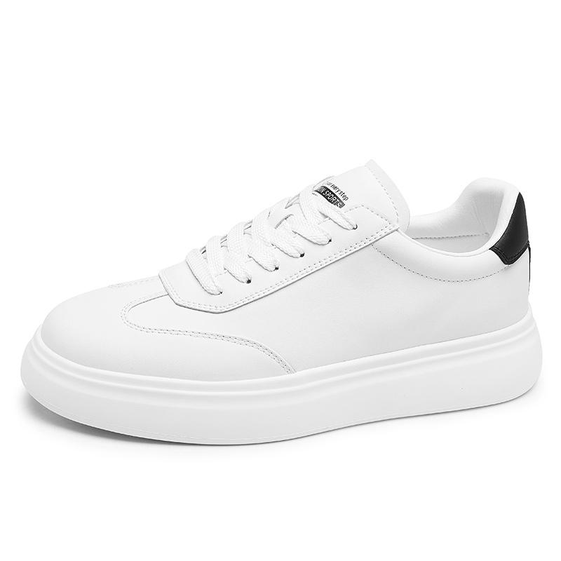 Fashion Leather Mens Comfortable Walking Flats Outdoor Men Casual Shoes 2025 New Arrival Classic Mens Sneakers Lace-up Business Shoes