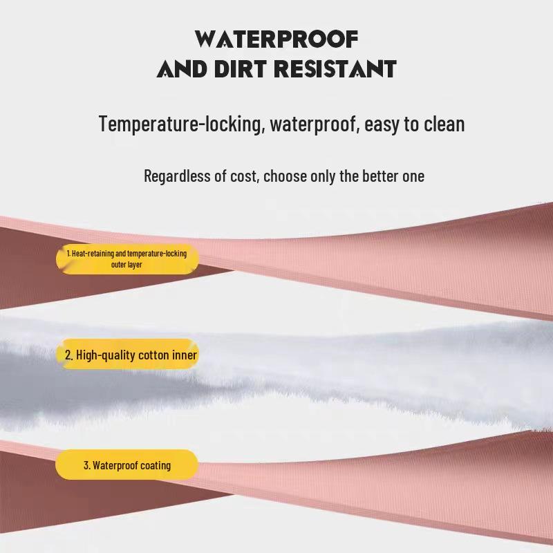 Cortină de ușă groasă de iarnă din bumbac: Izolat, Rezistent la vânt, Fonoizolat și Rezistent la frig pentru dormitor