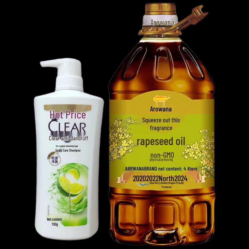 Clear Anti-Dandruff Shampoo & Arowana Oil Bundle