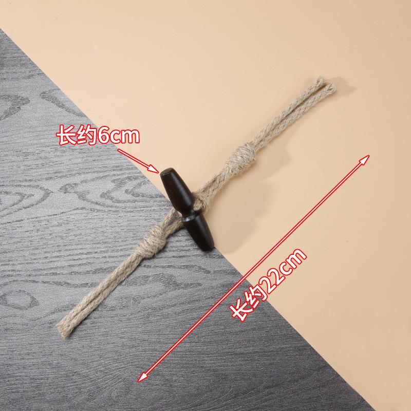 1 Pair Horn Buttons Duffle Coat Jacket Fasteners Toggle with Leather Patch Buckle Buttons for Overcoat Decor Sewing Accessories