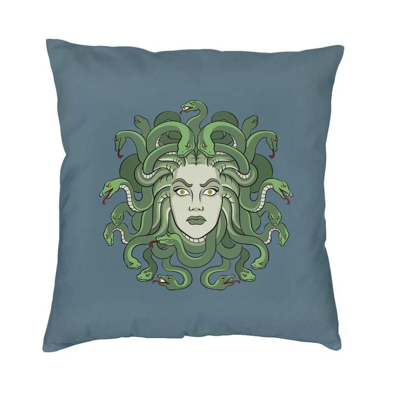 Greek mythology Medusa Snake Head Print Cushion Cover Home Living Room Sofa Car Decoration Throw Pillow Cover