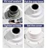 Upgrades Ventilation Pipe Caps ABS Roof Vent Cover Odor Blocking Drainage Systems for Enhances Air Flowing & Comfort