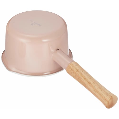 Fuji Enamel Milk Pan, Cotton Series, Ash Pink, 14cm, CTN-14M.AP