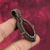 Red Fire Labradorite Pendant Copper Wire Wrapped Pendant Handmade Pendant Labradorite Jewelry Gemstone Pendant Copper Wire Jewelry For Gifts