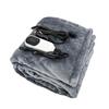 12V Car Electric Heated Blanket Smart 9 Heating Level 2/8/10 Hours Auto-Off Machine Washable Flannel Travel Car Electric Blanket