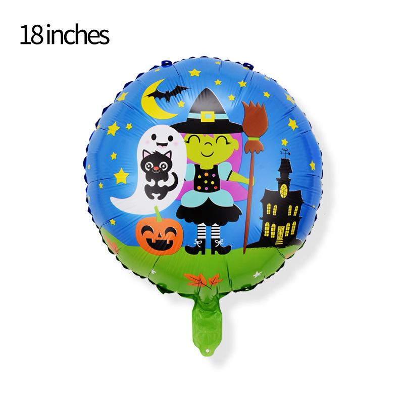 Halloween Party Aluminum Film Balloon Happy Halloween Happyhalloween Atmosphere Arrangement Alien