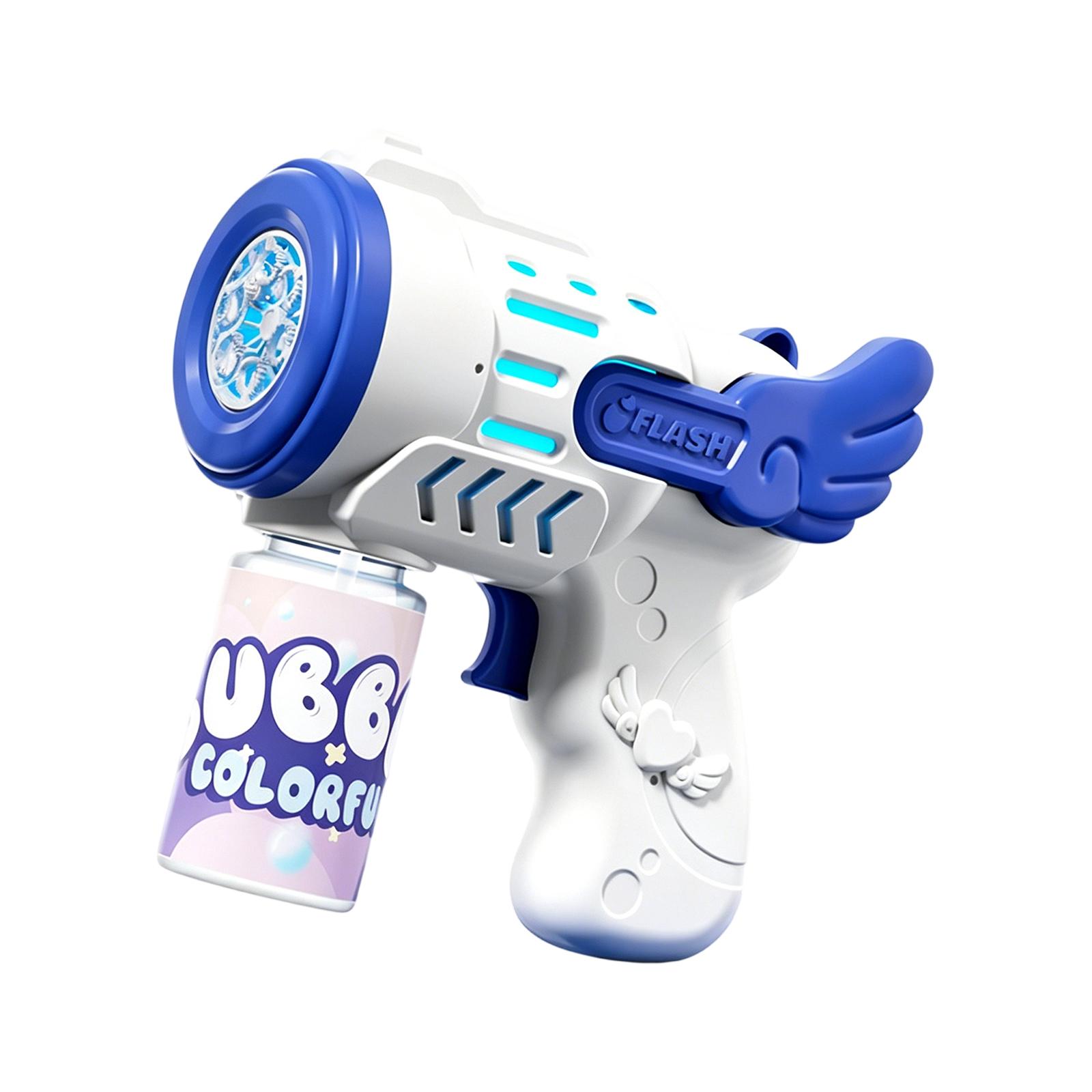 

Automatic Bubble Machine Toy for Kids Outdoor Bubble Blower with 60ml Bubble Solution Battery Operated Bubble Gun for Children Playtime Fun One Size синий