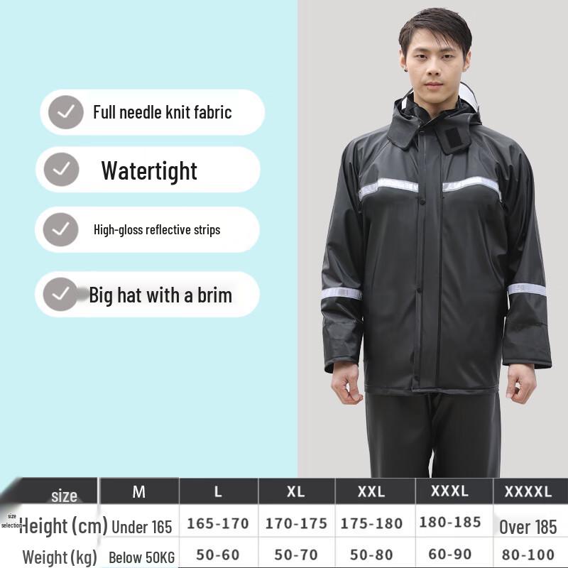 Reflective Split Rain Suit
