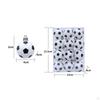 12Pcs Christmas Soccer Ball Ornaments Baubles Shatterproof Xmas Tree Balls for
