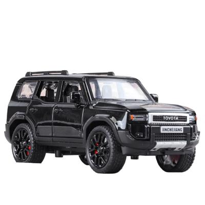 1/32 Toyota 2024 PRADO Land Cruiser SUV Legierungs-Automodell Diecast Metall Geländewagen Automodell Sound Licht Kinderspielzeug Geschenk