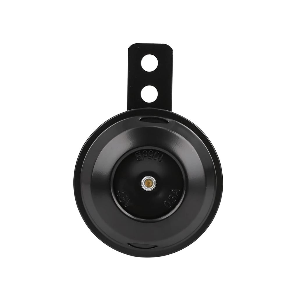 uxcell Horn Loud Trumpet DC 48V 105dB Motorcycle Electric Scooter for Cars, Black, Pack of 1