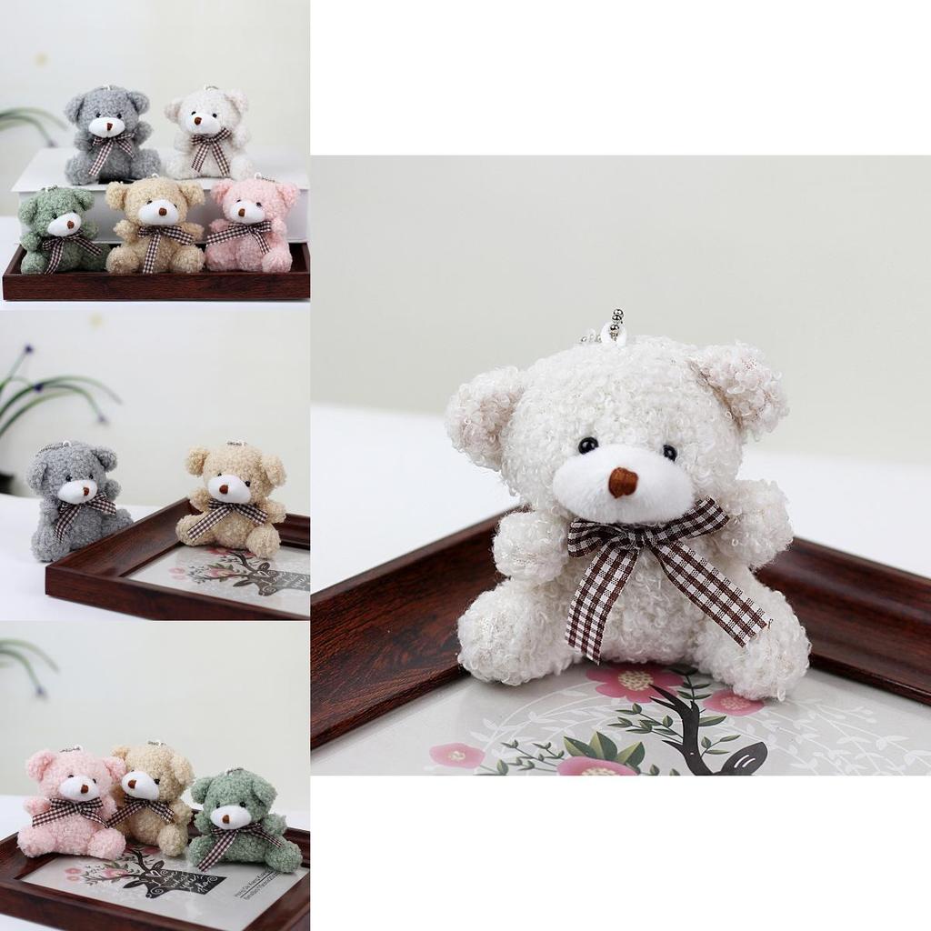 Adorable Mini Teddy Bear Plush Toy Cute Small Bear Doll Soft Pp Cotton