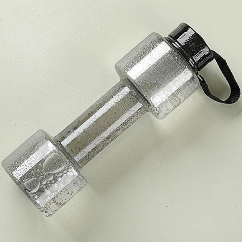 700ml Water Bottle Dumbbell Shaped Bicycles Drinking Bottle Leakproof Bottle For Gym, School, Cycling, Outdoor Sports