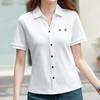 Navava Women BuTTon PoinT SliT Collar ShorT Sleeve T shirT nT2603