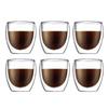 BODUM Pavina Double Wall Glass 250ml 6-Piece Set